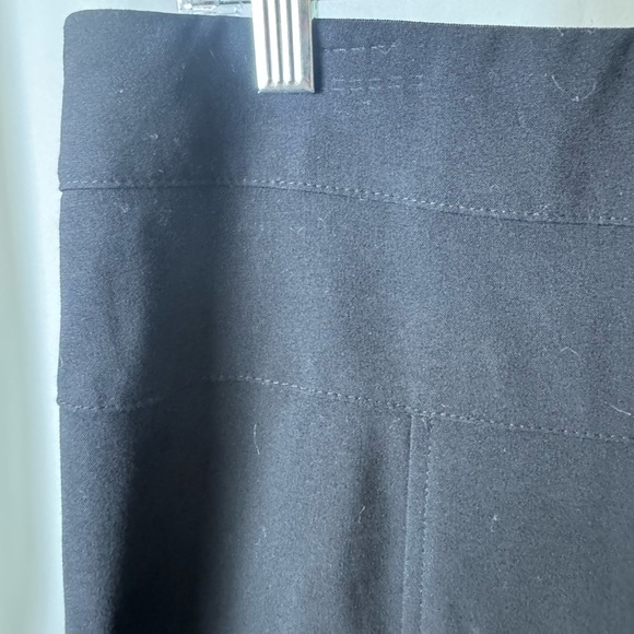 Hollywould Black Knee Length Stretch Slimming Pencil Skirt Back Zipper & Slit 11 - Picture 2 of 13